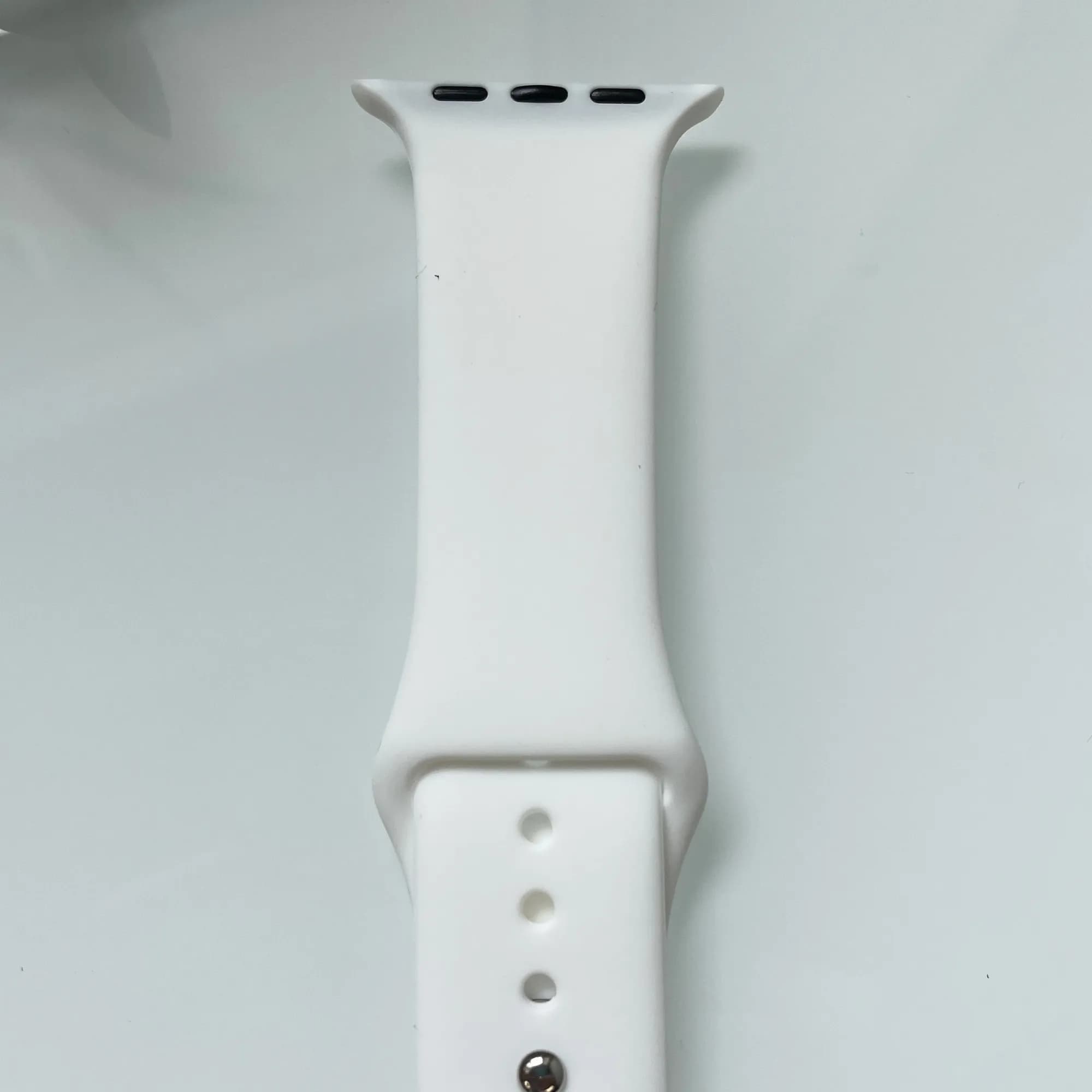 Силіконовий ремінець для розумного годинника Smart Watch 38/40 (Білий)