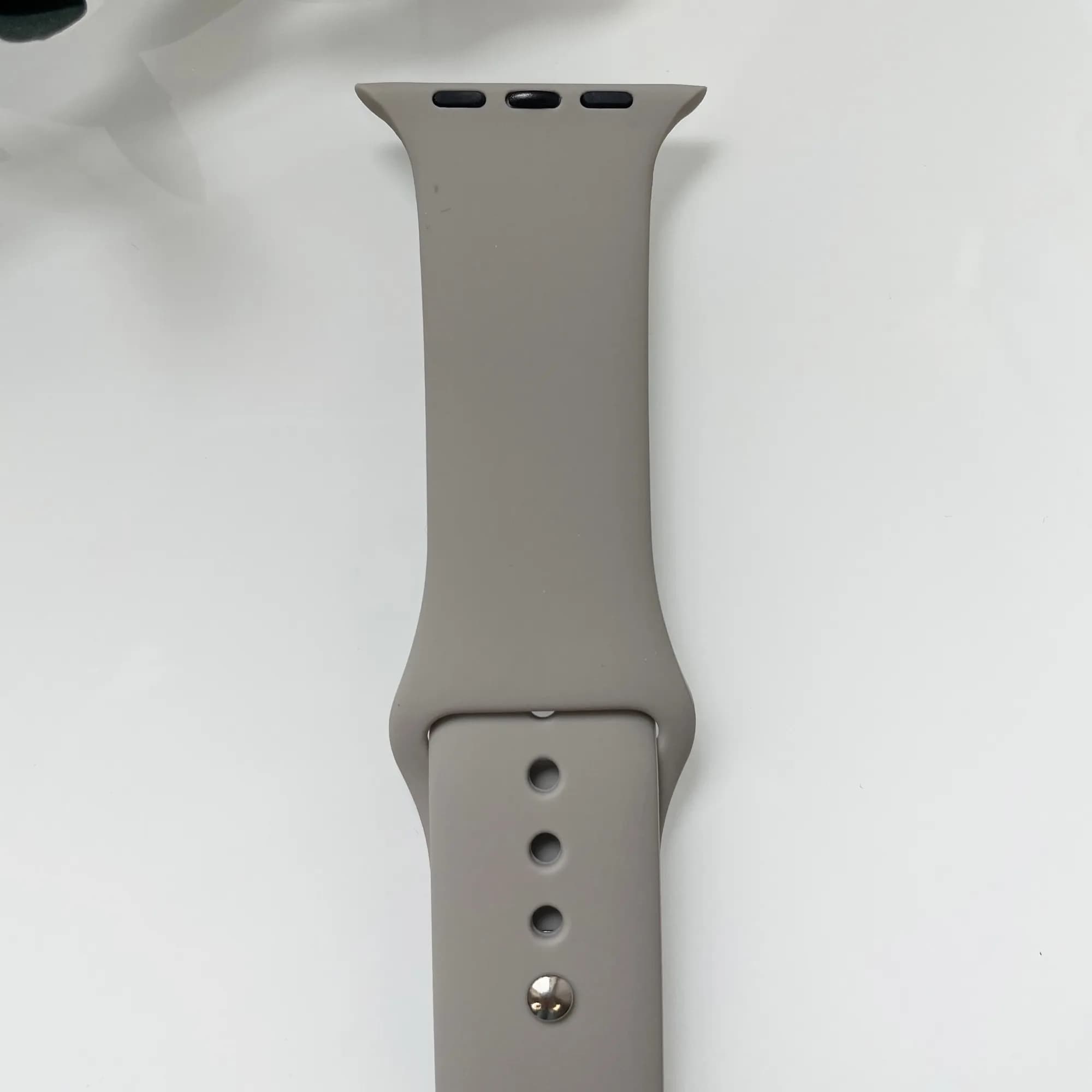 Силіконовий ремінець для розумного годинника Smart Watch 42/44 (Сірий)
