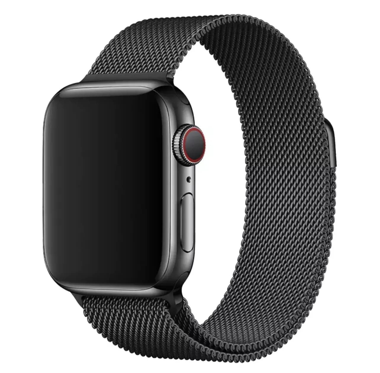 Ремінець для розумного годинника Smart Watch 42/44 Міланська петля (Чорний) - зображення 1