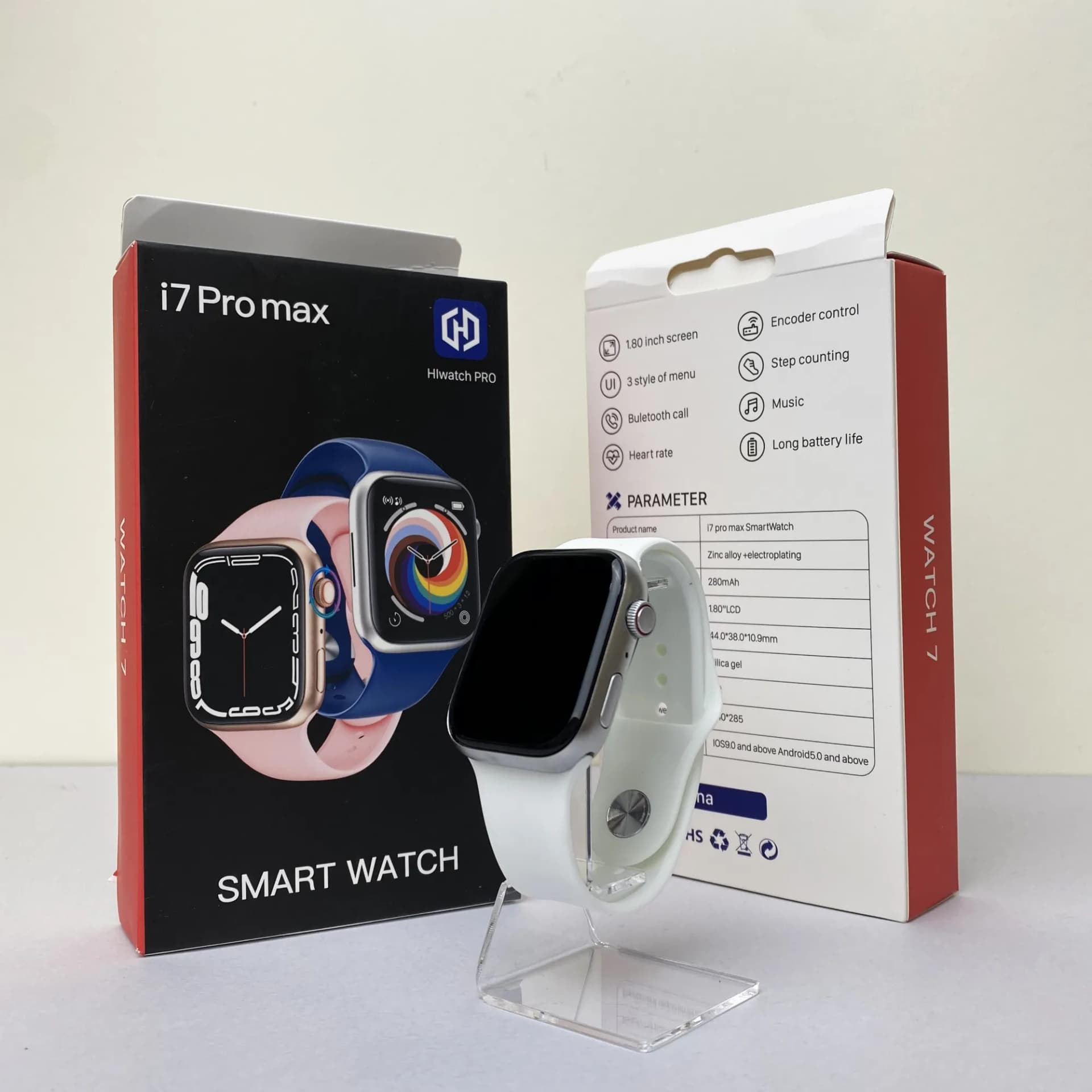 Розумний годинник Smart Watch i7 Pro Max (Білий) - зображення 1