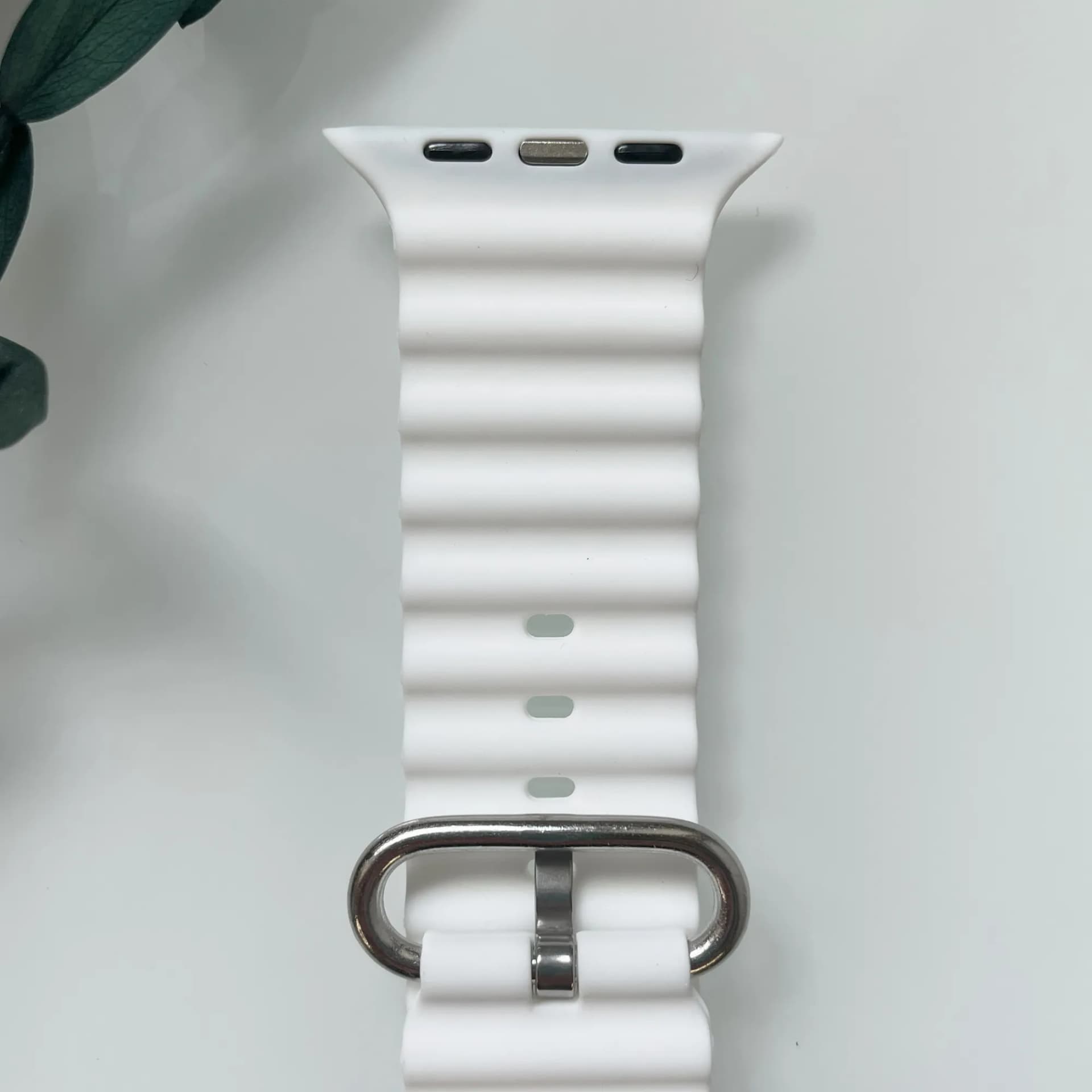 Силіконовий ремінець для Smart Watch Ocean Band 42/44/45/49 (Білий) - зображення 1