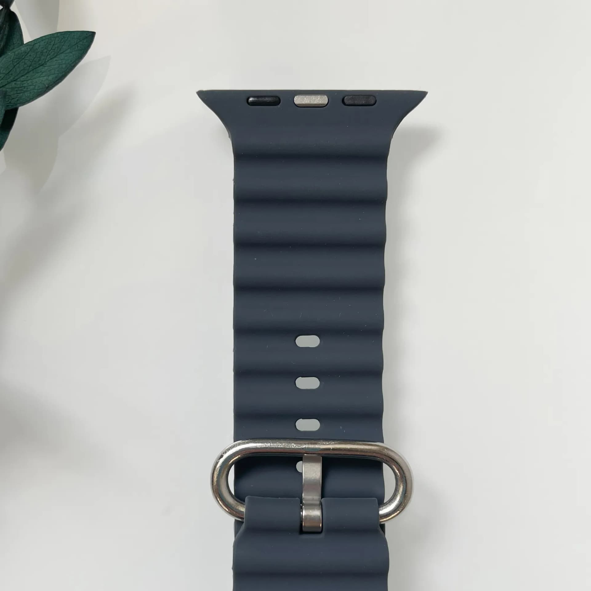 Силіконовий ремінець для Smart Watch Ocean Band 42/44/45/49 (Темно-сірий) - зображення 1