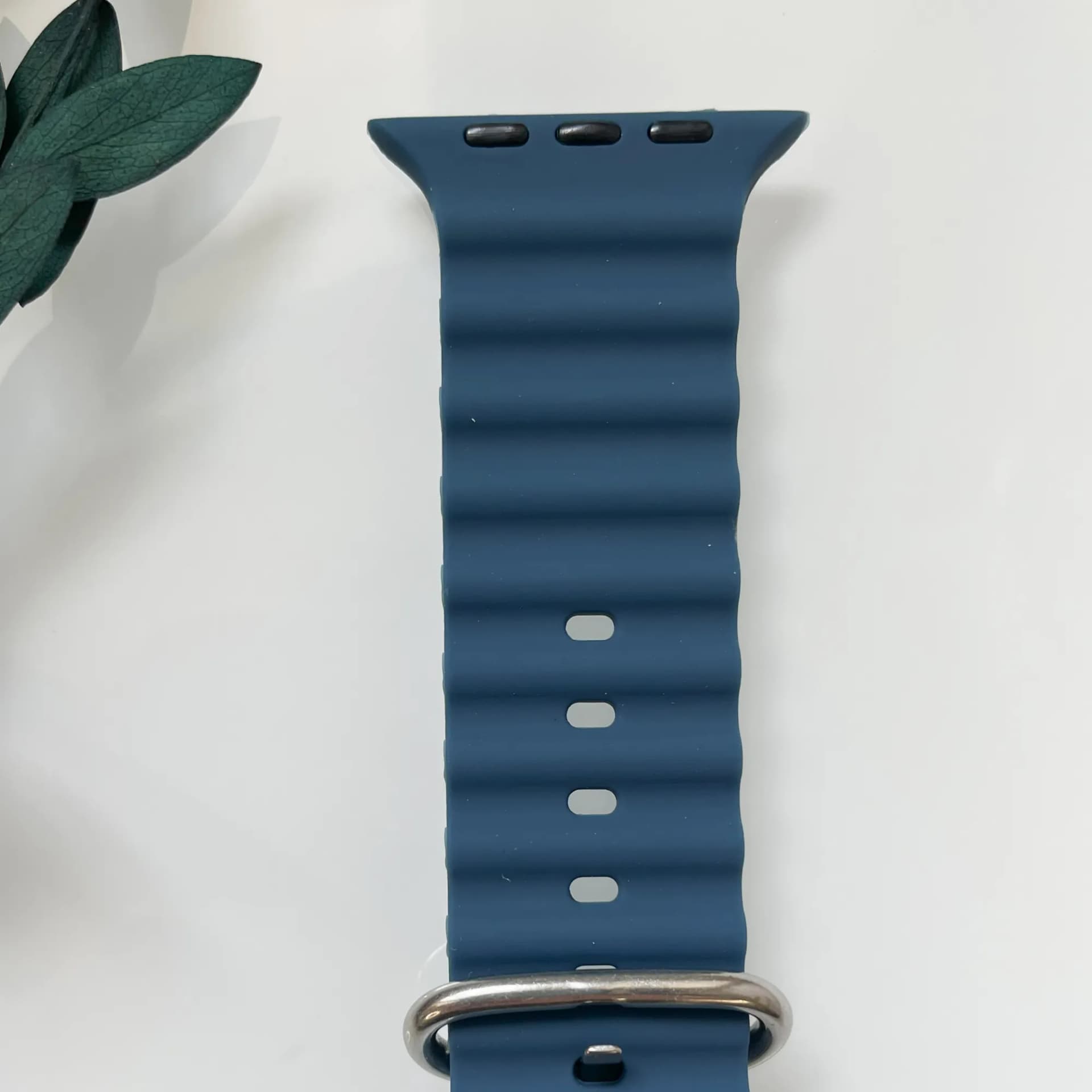 Силіконовий ремінець для Smart Watch Ocean Band 42/44/45/49 (Темно-синій) - зображення 1