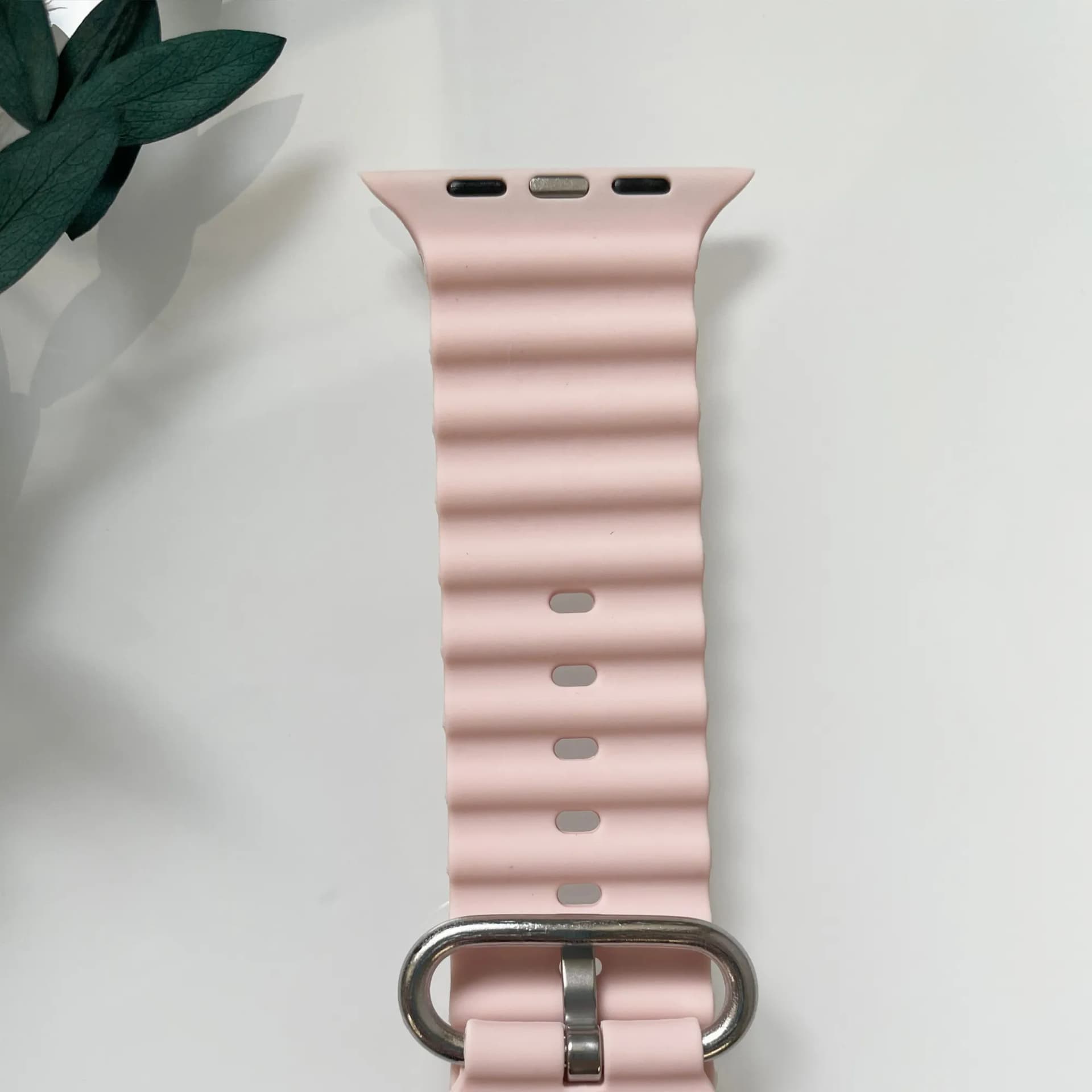 Силіконовий ремінець для Smart Watch Ocean Band 42/44/45/49 (Пудра) - зображення 1