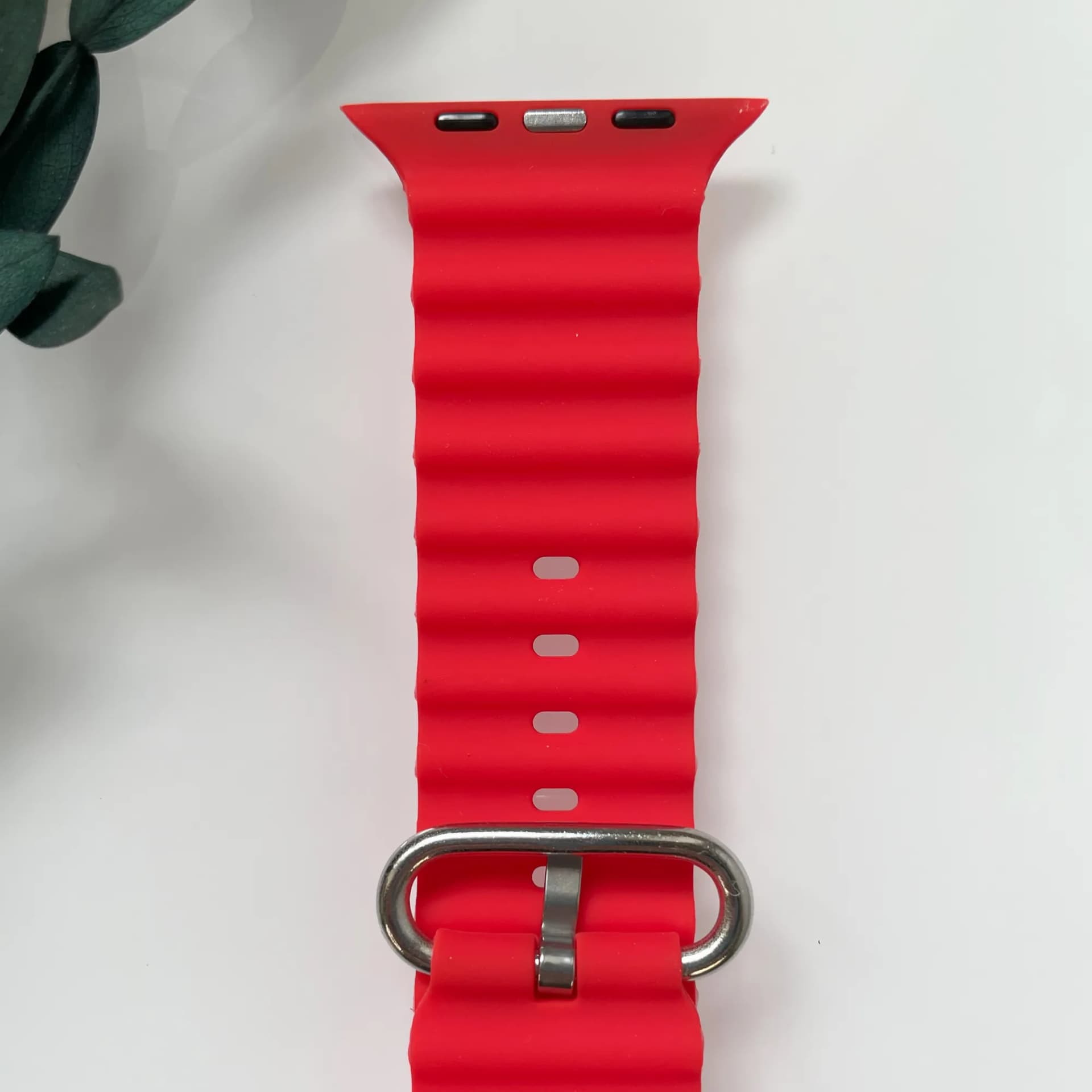 Силіконовий ремінець для Smart Watch Ocean Band 42/44/45/49 (Червоний) - зображення 1