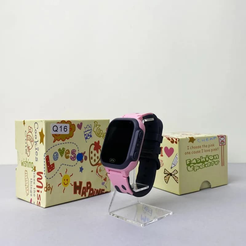 Дитячий годинник Smart Watch Q16 (Рожевий) - зображення 1