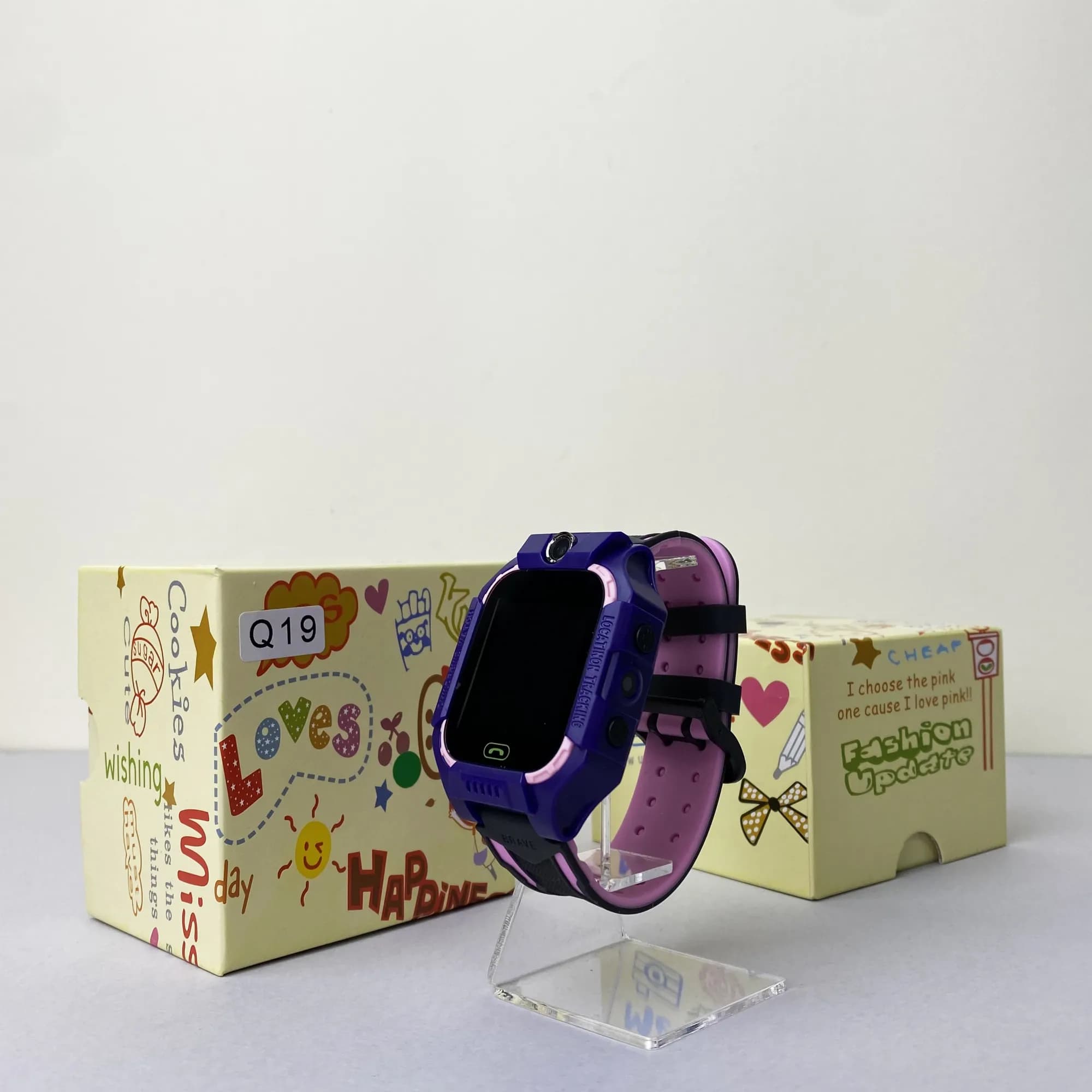 Дитячий годинник Smart Watch Q19 (Рожевий)