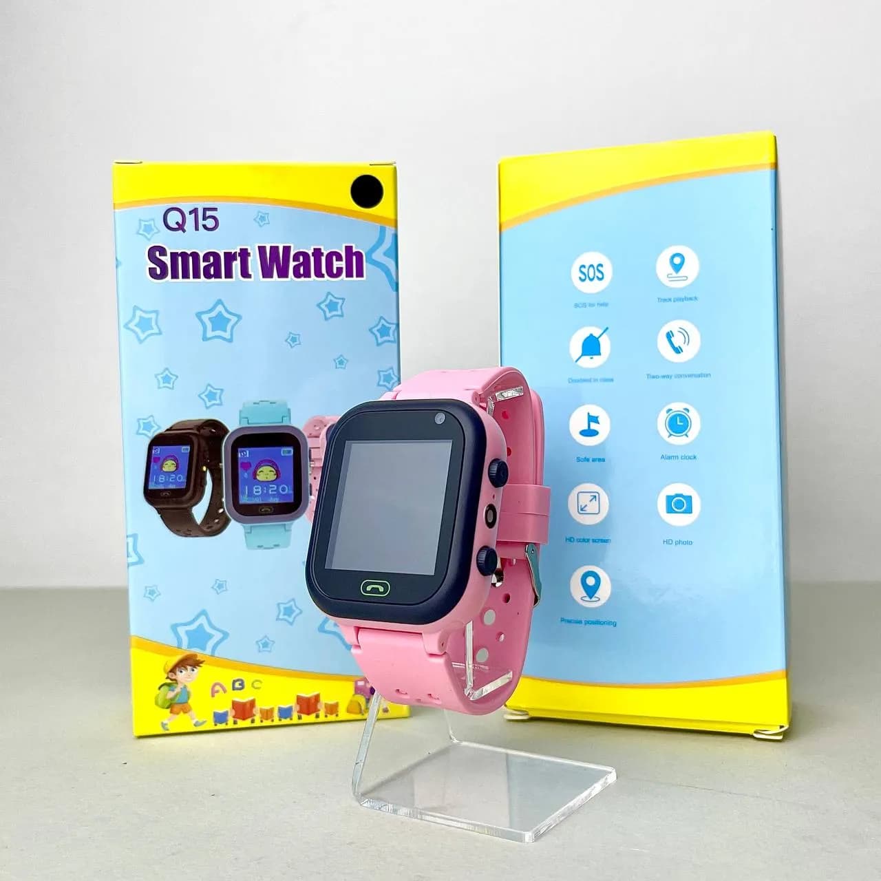 Дитячий годинник Smart Q15 (Рожевий)