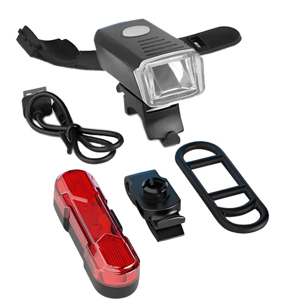 Велоліхтар BSK-HY027 XPG + STOP-5SMD (red) з акумулятором - зображення 1