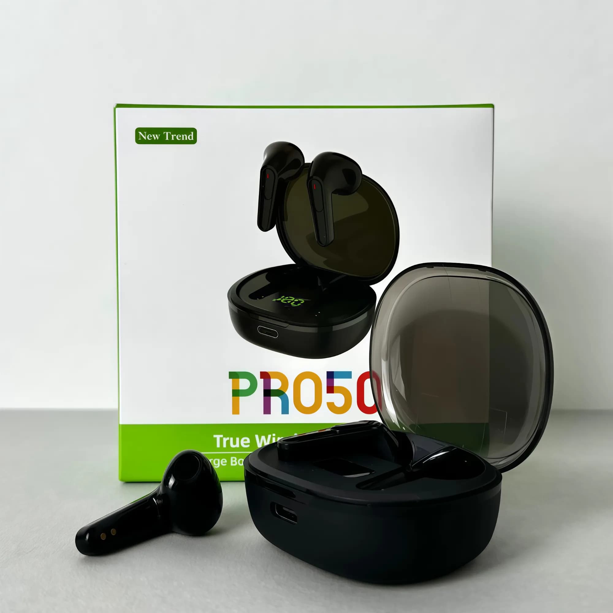 Бездротові навушники Pro 50 series, EarBuds, Smart Case (Чорний)
