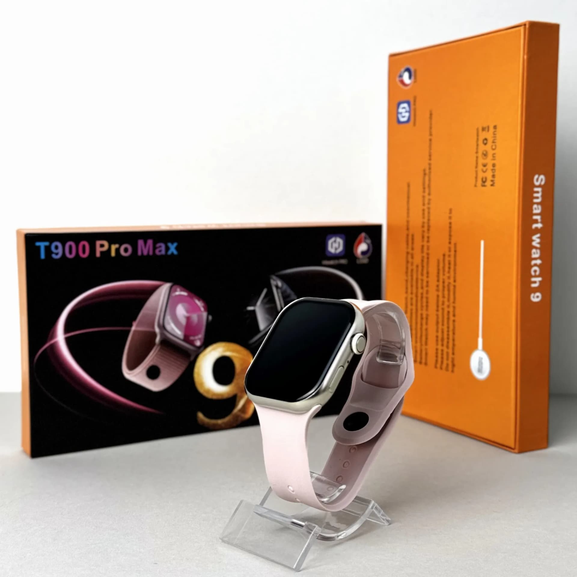 Розумний годинник Smart T900 Pro Max (Рожевий) UA - зображення 1