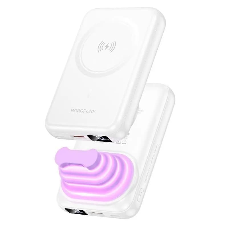 Power Bank Borofone BJ83 Magnetic 22.5W (10000mAh) Білий - зображення 1