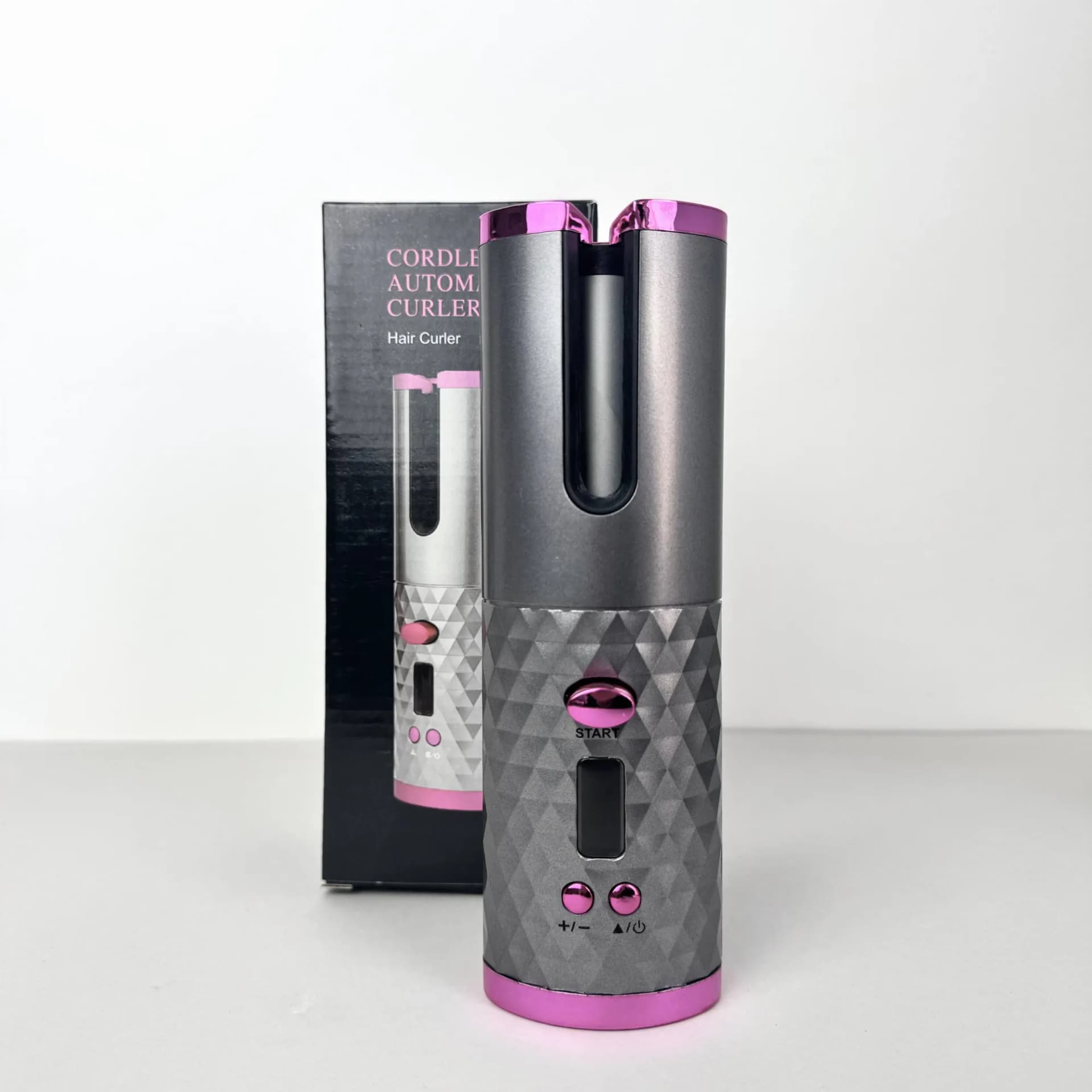 Бездротова автоматична плойка для завивки волосся YX-801 5000mAh (Сірий) - зображення 1