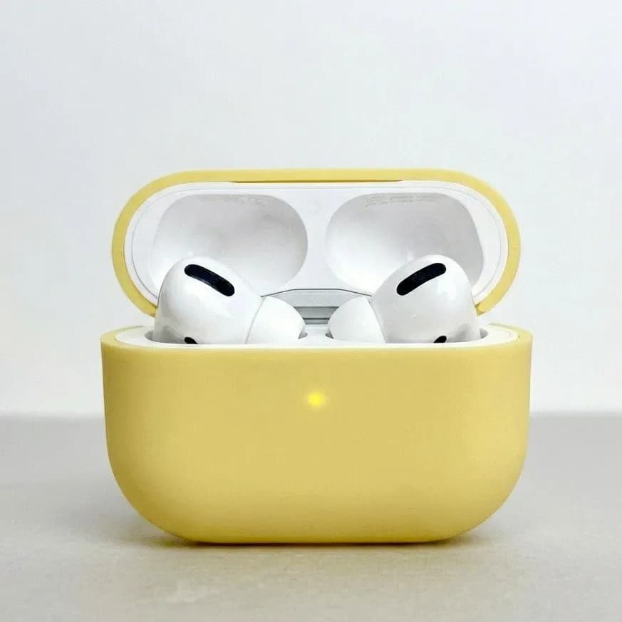 Силіконовий чохол для навушників pods Pro 3 (Жовтий)