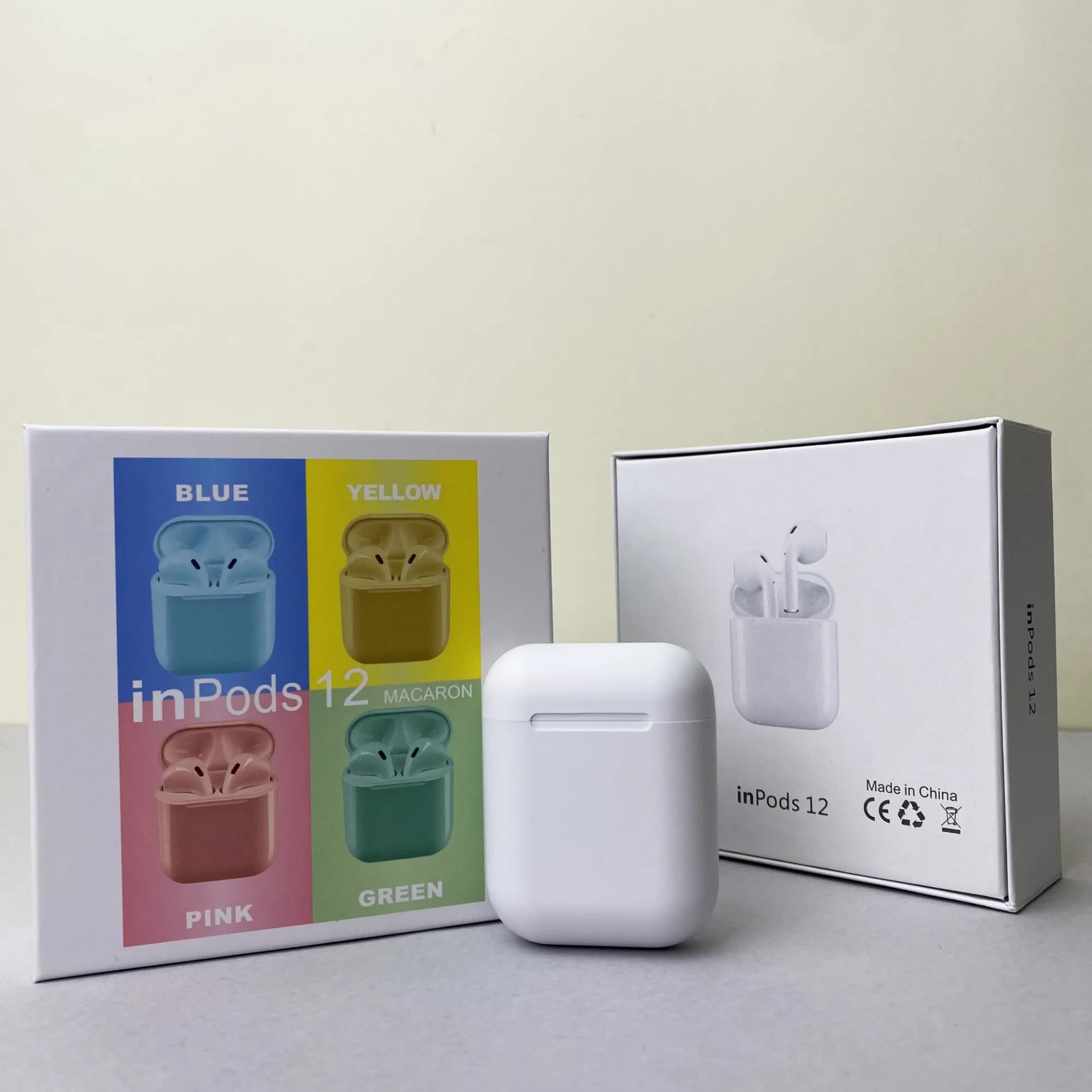 Бездротові навушники i12 Pods (Білий) - зображення 1